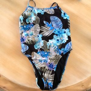 Jolyn printed tie back swimsuit